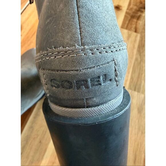 SOREL Blake Duel Zippers Waterproof Leather Platform Boot - Picture 6 of 9